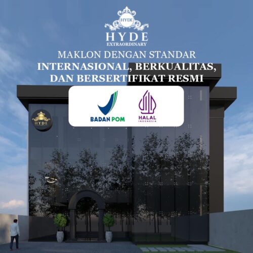 Produksi skincare di @hydepabrikproduksikosmetik terjamin mutu , keamanan dan kualitasnya .
